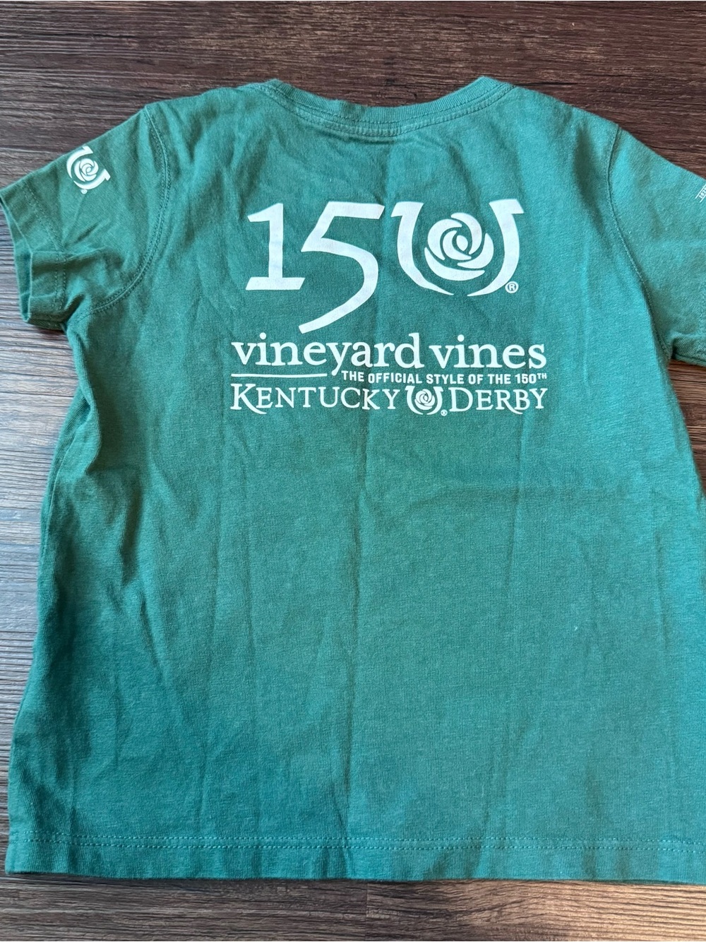 Vineyard Vines toddler tee shirt size 4t Kentucky Derby green